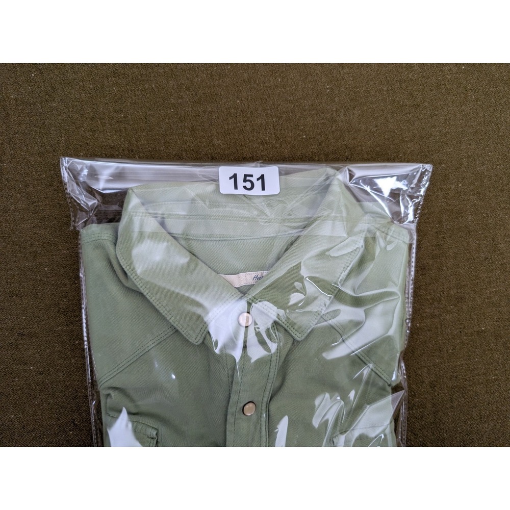 Teleria Zed TZ Roper Pearl Snap Shirt Men's XL Western Shirt Olive - Picture 8 of 8
